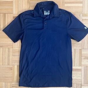 Under Armour Coldblack Polo Navy Jacquard